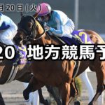 【黒船賞/弥生特別】3/20(火)地方競馬予想(高知&浦和)