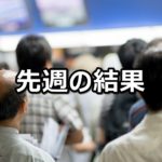 【3月1週】先週の的中結果