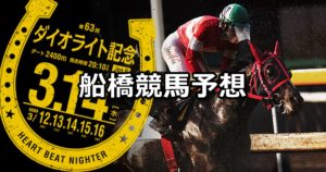 【駿風スプリント】3/12(月)地方競馬予想(船橋競馬)