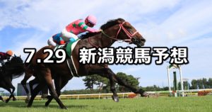【アイビスサマーダッシュ】7/29(日) 新潟競馬 穴馬予想