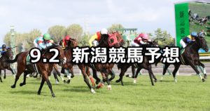 【新潟記念】9/2(日) 新潟競馬 穴馬予想