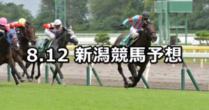 【関屋記念】8/12(日) 新潟競馬 穴馬予想