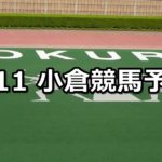 【阿蘇ステークス】8/11(土) 小倉競馬 穴馬予想
