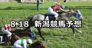 【日本海ステークス】8/18(土) 新潟競馬 穴馬予想