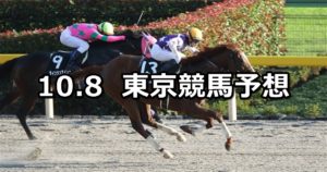 【グリーンチャンネルカップ】10/8(月) 東京競馬 穴馬予想