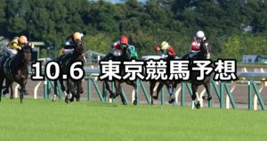 【サウジアラビアRC】10/6(土) 東京競馬 穴馬予想