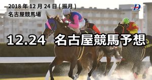 【名古屋グランプリ】12/24(月)地方競馬 穴馬予想(名古屋競馬)