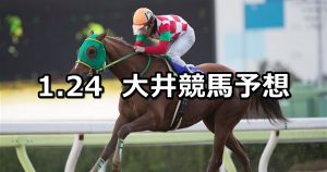 【'19ウインタースプリント】2019/1/24(木)地方競馬 穴馬予想（大井競馬）