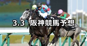 【大阪城ステークス】2019/3/3(日) 阪神競馬 穴馬予想