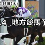【名古屋大賞典/柏の葉オープン】2019/3/14(木)地方競馬 穴馬予想