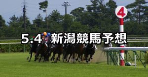 【邁進特別】2019/5/4(土) 新潟競馬 穴馬予想