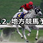 【クラスターカップ/オフト汐留賞】2019/8/12(月)地方競馬 穴馬予想(盛岡/大井競馬)