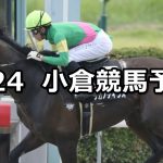 【釜山ステークス】2019/8/24(土) 小倉競馬 穴馬予想