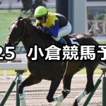 【小倉日経オープン】2019/8/25(日) 小倉競馬 穴馬予想
