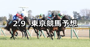 【東京新聞杯】2020/2/9(日) 東京競馬 穴馬予想