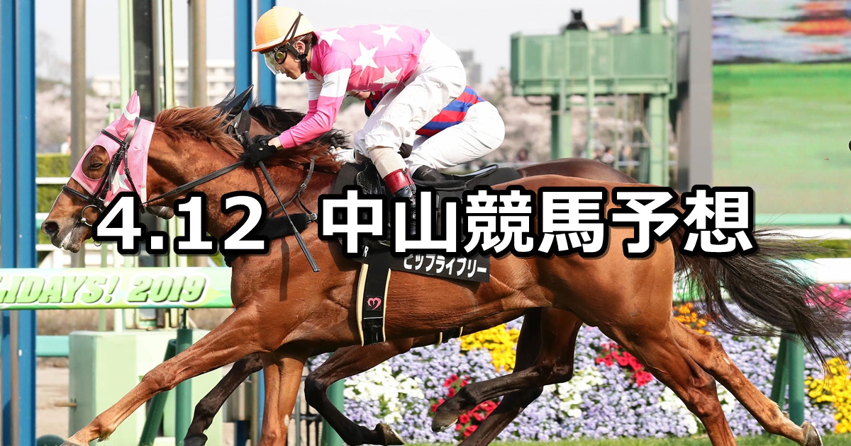 【春雷ステークス】2020/4/12(日) 中山競馬 穴馬予想