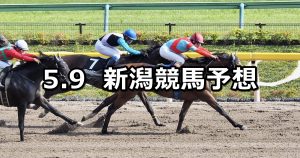 【谷川岳ステークス】2020/5/9(土) 新潟競馬 穴馬予想