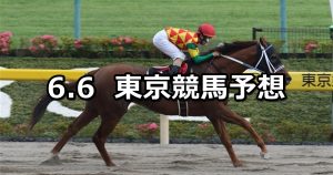 【スレイプニルステークス】2020/6/6(土) 東京競馬 穴馬予想