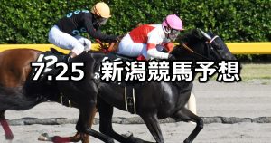 【越後ステークス】2020/7/25(土) 新潟競馬 穴馬予想
