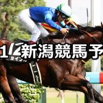 【新潟日報賞】2020/8/1(土) 新潟競馬 穴馬予想