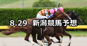 【BSN賞】2020/8/29(土) 新潟競馬 穴馬予想