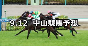 【紫苑ステークス】2020/9/12(土) 中山競馬 穴馬予想