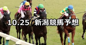 【ルミエールAD】2020/10/25(日) 中央競馬予想(新潟競馬)