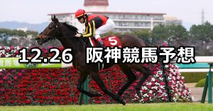 【阪神カップ】2020/12/26(土) 中央競馬 穴馬予想（阪神競馬）