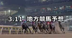 【名古屋大賞典/クラシックトライアル】2021/3/11(木)地方競馬 穴馬予想(名古屋/大井競馬)
