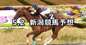 【吾妻小富士ステークス】2021/5/2(日) 中央競馬 穴馬予想（新潟競馬）