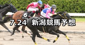 【越後ステークス】2021/7/24(土) 中央競馬 穴馬予想（新潟競馬）
