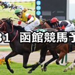 【STV杯】2021/7/31(土) 中央競馬 穴馬予想(函館競馬)