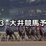 【アフター5スター賞トライアル】2021/8/3(火)地方競馬 穴馬予想(大井競馬)