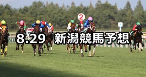 【新潟2歳ステークス】2021/8/29(日) 中央競馬予想(新潟競馬)