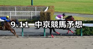 【エニフステークス】2021/9/11(土) 中央競馬予想(中京競馬)
