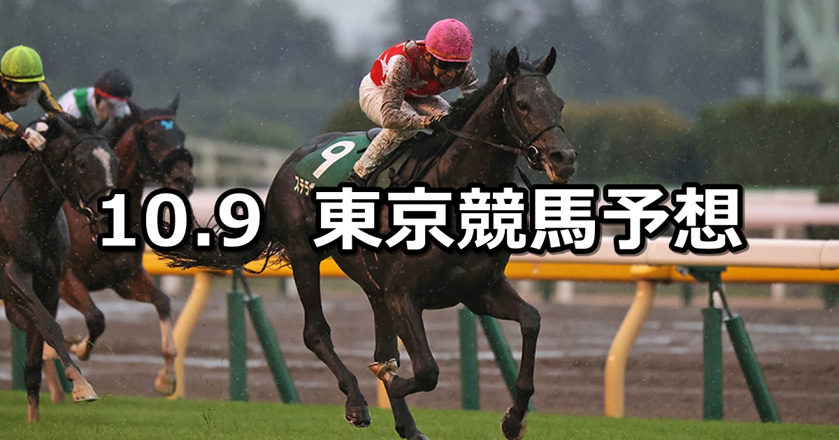 【サウジアラビアRC】2021/10/9(土) 中央競馬予想（東京競馬）