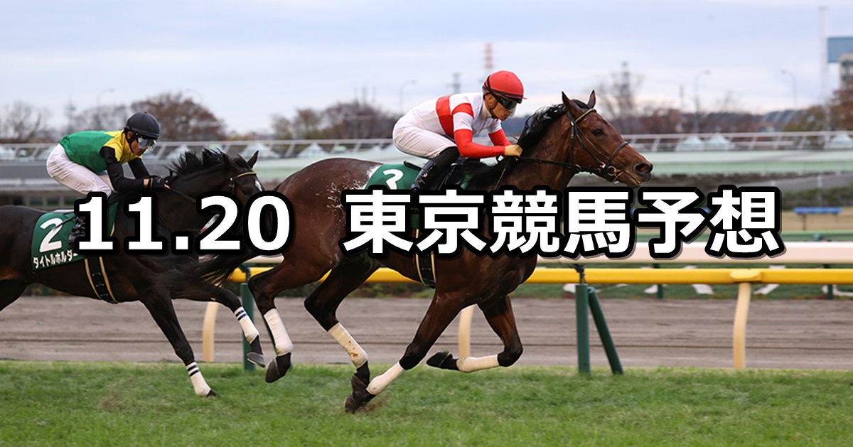 【東スポ杯2歳ステークス】2021/11/20(土) 中央競馬予想（東京競馬）