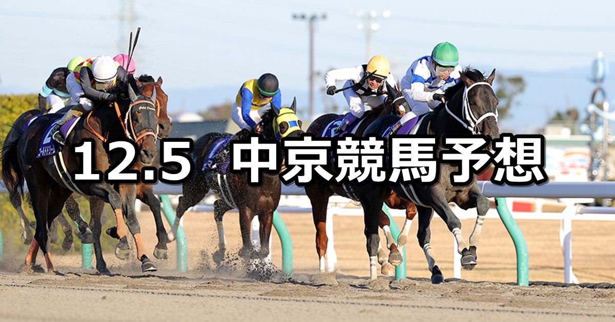 【チャンピオンズカップ】2021/12/5(日) 中央競馬予想（中京競馬）