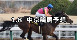 【すばるステークス】2022/1/8(土) 中央競馬 穴馬予想(中京競馬)