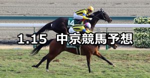 【愛知杯】2022/1/15(土) 中央競馬予想(中京競馬)
