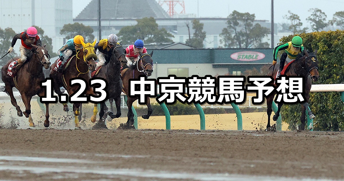 【東海ステークス】2022/1/23(日) 中央競馬予想（中京競馬）