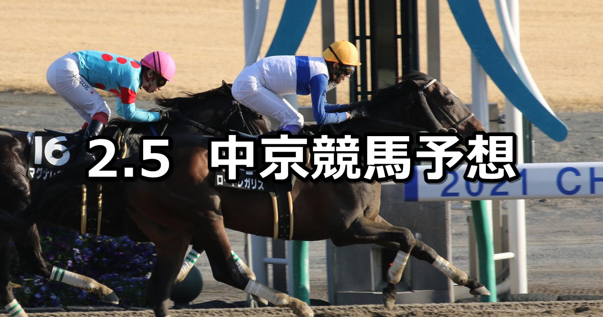 【アルデバランステークス】2022/2/5(土) 中央競馬 穴馬予想（中京競馬）