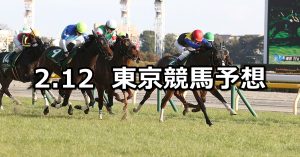 【デイリー杯クイーンカップ】2022/2/12(土) 中央競馬 穴馬予想（東京競馬）