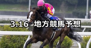 【黒船賞/'22ティアラカップ】2022/3/16(水)地方競馬 穴馬予想(高知/浦和競馬)