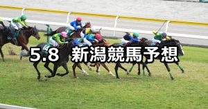 【新潟大賞典】2022/5/8(日) 中央競馬 穴馬予想（新潟競馬）