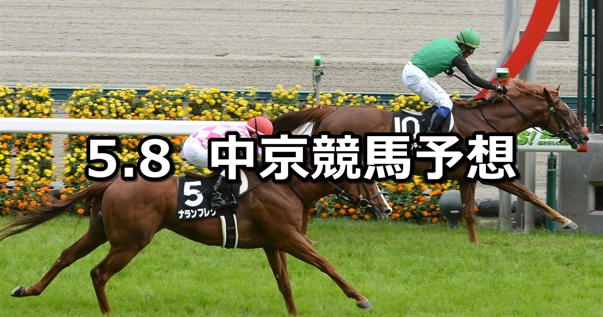 【鞍馬ステークス】2022/5/8(日) 中央競馬 穴馬予想（中京競馬）