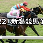 【韋駄天ステークス】2022/5/22(日) 中央競馬 穴馬予想(新潟競馬)