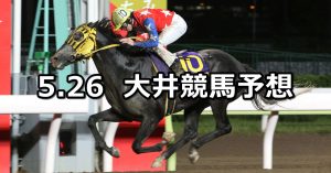 【'22ネモフィラ賞】2022/5/26(木)地方競馬 穴馬予想（大井競馬）