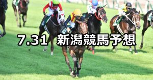 【アイビスサマーダッシュ】2022/7/31(日) 中央競馬 穴馬予想（新潟競馬）
