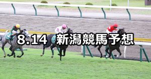 【関屋記念】2022/8/14(日) 中央競馬 穴馬予想(新潟競馬)